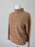 Ralph Lauren Camo Solid Tan Cashmere Pullover Sweater Size XS - photo 4