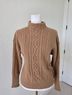 Ralph Lauren Camo Solid Tan Cashmere Pullover Sweater Size XS - photo 3
