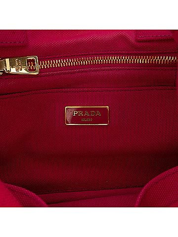 Prada Small Canvas Canapa Logo Tote (view 2)