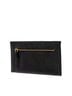 Prada 100% Leather Black Vitello Move Envelope Clutch One size - photo 3