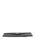 Prada 100% Leather Black Vitello Move Envelope Clutch One size - photo 4
