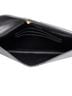 Prada 100% Leather Black Vitello Move Envelope Clutch One size - photo 5