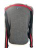 Tommy Jeans Gray Black Red Pullover Sweater Size L - photo 2