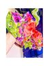 Soft Surroundings Sheer Watercolor Floral Long Sleeve Blouse - photo 5