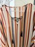 Maurices 100% Polyester Stripes Multi Color Blouse Size M - photo 4