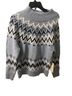 Rachel Zoe Fair Isle Blue Black White Pullover Sweater Size XS - photo 1