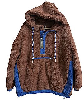 AS Revival Trackside Sherpa Hoodie Pullover Sweater (view 1)
