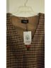Cider 100% Polyester Plaid Brown Multi Color Sleeveless Top Size L - photo 4