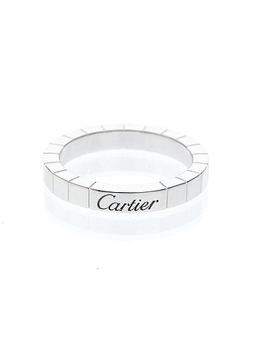 Cartier Lanieres 18K White Gold Gold White_Gold Ring Jewelry (view 1)