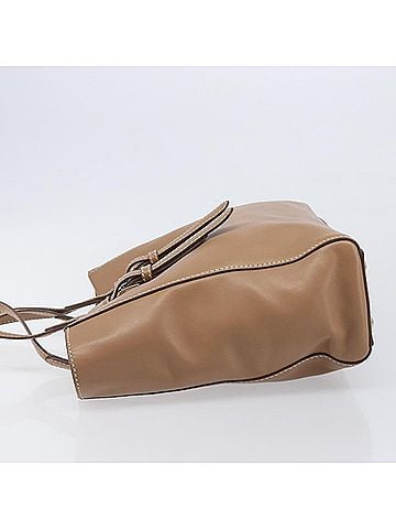 Prada Covered Strap Open City Calfskin Beige Leather Tote Bag Bag (view 2)
