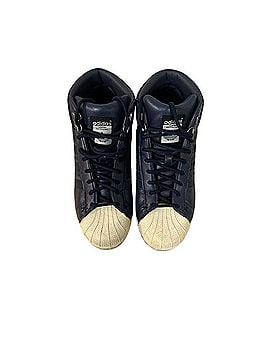 Adidas Pro Model Superstar Hi Sneakers (view 2)