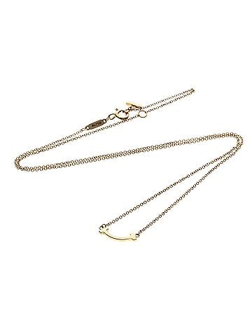 Tiffany & Co. T Smile Pendant 18K Rose Gold Pink Pink_Gold Necklace Jewelry (view 2)
