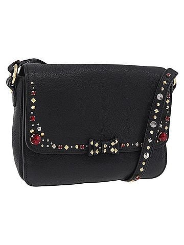 Miu Miu Shoulder Leather Black Leather Shoulder Bag Bag (view 1)