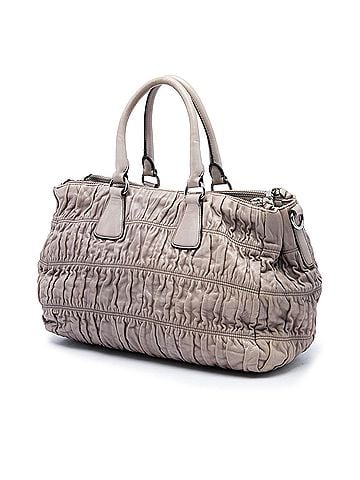Prada Nappa Gaufre Double Zip Satchel (view 2)
