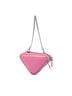 Prada 100% Leather Pink Mini Soft Nappa Triangle Pouch One size - photo 3