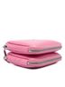 Prada 100% Leather Pink Mini Soft Nappa Triangle Pouch One size - photo 4