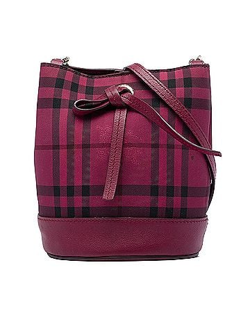 Burberry Overdyed Canvas Horseferry Check Bucket Bag (view 1)