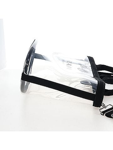 Prada Logo Pvc Transparent Plastic Tote Bag Bag (view 2)
