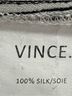 Vince. 100% Silk Stripes Black White Blouse Size S - photo 6