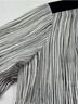 Vince. 100% Silk Stripes Black White Blouse Size S - photo 12