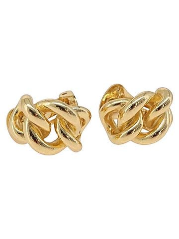 Dior Vintage Clip-On Metal Gold Metal Earrings Jewelry (view 1)