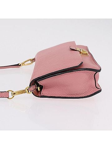 Miu Miu Madras Shoulder Leather Pink Leather Crossbody Bag Bag (view 2)