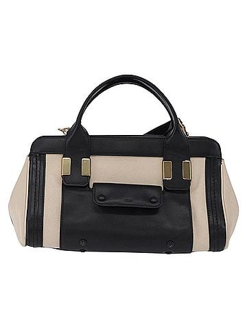 Chloé Alice Satchel Leather Black Leather Handbag (view 1)