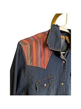 Wrangler Retro Denim Western Shirt Dress Casual Dress (view 2)