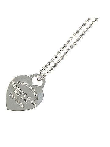 Tiffany & Co. Tiffany &amp; Co. Return to Heart Tag Silver Necklace, Total Weight 22.5g, 86cm, Like New Condition. (view 1)