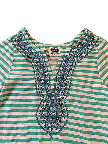 Mud Pie 3/4 Sleeve T-Shirt (view 2)