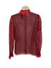 Anna Sui Ruffled Wagon Wheel &amp; Hearts Embroidered Top Long Sleeve Blouse - photo 2