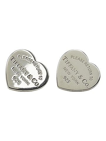 Tiffany & Co. Tiffany &amp; Co. Return to Heart Tag Earrings, SV925 Silver, Women's. (view 2)