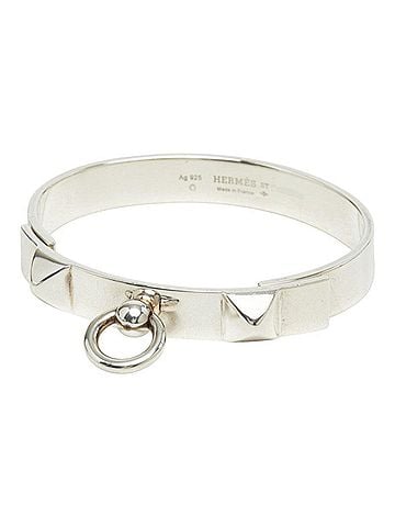 Hermès Hermes Collier de Chien ST Bracelet Bangle SV925 Silver Women's HERMES (view 1)
