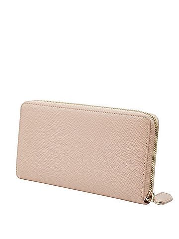 Emporio Armani Emporio Armani Round Zip Long Wallet, Pink Leather, Women's (view 2)