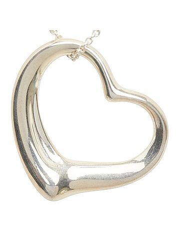 Tiffany & Co. Tiffany &amp; Co. Open Heart Long Necklace, SV925 Silver, Women's. (view 2)