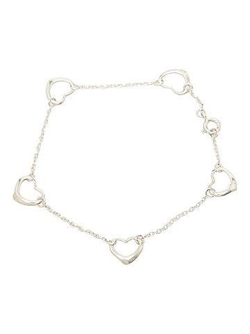 Tiffany & Co. Tiffany &amp; Co. Open Heart Bracelet, SV925 Silver, Women's. (view 1)