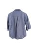 DEIJI STUDIOS 100% Organic Cotton Stripes Blue Button-Down Shirt Size S - photo 2