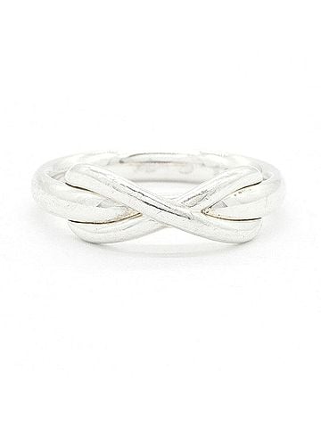 Tiffany & Co. Tiffany &amp; Co. Infinity Ring, Sterling Silver 925, US (JP), Women's Ring. (view 1)
