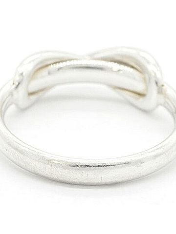 Tiffany & Co. Tiffany &amp; Co. Infinity Ring, Sterling Silver 925, US (JP), Women's Ring. (view 2)