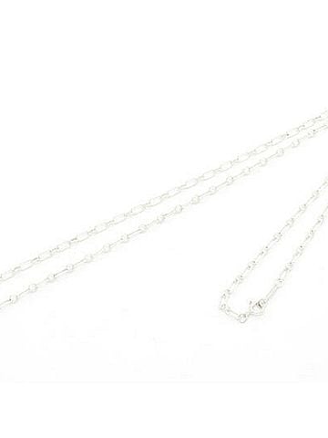 Tiffany & Co. Tiffany &amp; Co. Necklace Chain SV Sterling Silver 925 Curb Long for Women TIFFANY CO. (view 2)