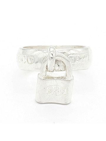 Tiffany & Co. Tiffany &amp; Co. 1837 Sterling Silver 925 Ring with Cadena Lock for Women (view 1)