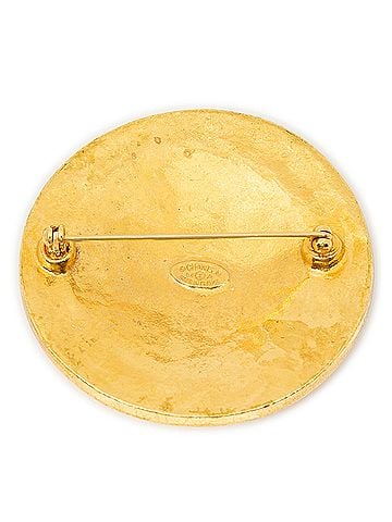 Chanel CC Medallion Brooch (view 2)