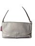 Coach Silver Leather Clutch One size - photo 1