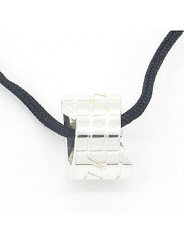 Hermès Hermes Necklace Italique SV Sterling Silver 925 Pendant Choker for Women HERMES (view 2)