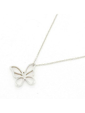 Tiffany & Co. Tiffany &amp; Co. Butterfly Necklace, Sterling Silver, Pendant, Women's. (view 1)