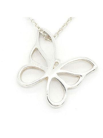 Tiffany & Co. Tiffany &amp; Co. Butterfly Necklace, Sterling Silver, Pendant, Women's. (view 2)
