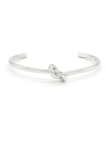 Céline Celine Knot Extra-Thin Bracelet 46P466BRA.36SI Silver Metal Cuff Women's CELINE (view 1)