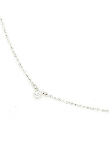 Tiffany & Co. Tiffany &amp; Co. Elsa Peretti By the Yard 1P Diamond Necklace, Sterling Silver 925, Women's. (view 1)