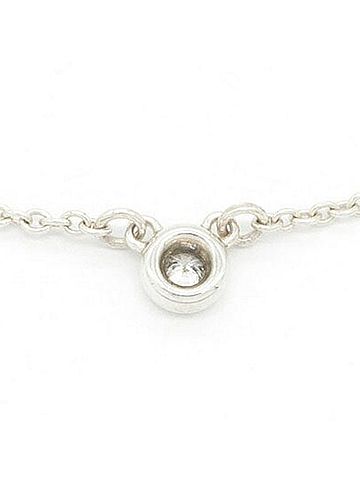 Tiffany & Co. Tiffany &amp; Co. Elsa Peretti By the Yard 1P Diamond Necklace, Sterling Silver 925, Women's. (view 2)