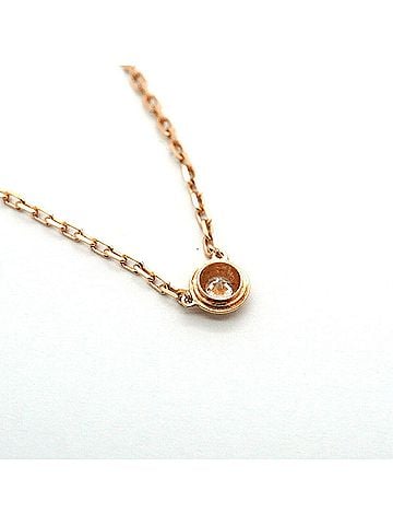 Cartier Cartier Damour Necklace SM 1PD 18KPG Pink Gold Diamond Women's (view 2)